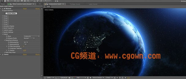 Element 3D免费地球模型Free Earth Project