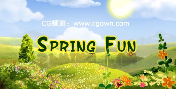 (VideoHive)快樂的春天Spring Fun AE模板