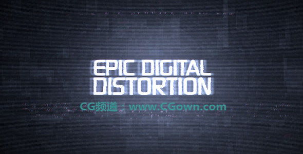 Videohive-Epic Digital Distortion(史詩(shī)數(shù)字失真AE模板)