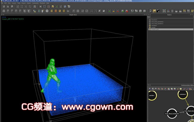 RealFlow 2013 Hybrido Tutorial粒子系统高级英文字幕教程