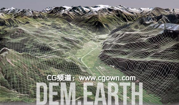 Cinema 4D – Mapping OpenStreetMap onto DEM Earth Tutorial