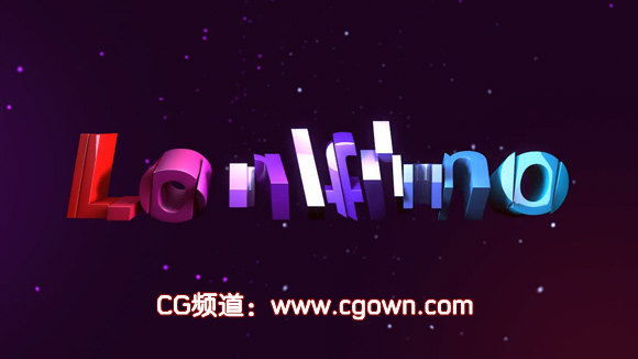 C4D – 旋转破碎的文字动画教程