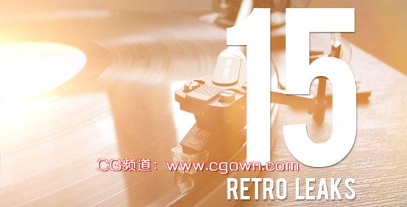 15种炫光素材转场Retro Leaks Transitions