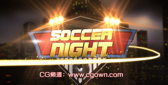 栏目包装 VideoHive Soccer Night Opener 震撼体育赛开幕片头