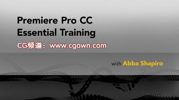 Premiere Pro CC Essential Training新功能全面教程