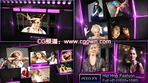 AE模板 videohive hip hop fashion潮流时尚的Hip hop音乐盛典