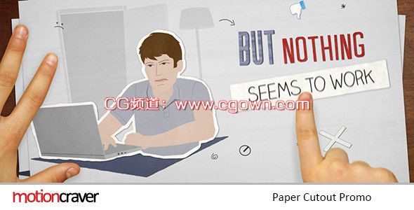 AE模板-卡通剪纸Paper Cut Out Promo Project for After Effects (Videohive)