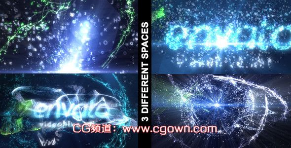 AE模板videohive-Particle Effect vol.3 (3 in 1)