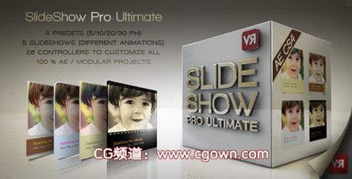 Videohive Slideshow Pro Ultimate幻燈片圖片展示AE模板