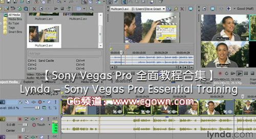 Lynda – Sony Vegas Pro Essential Training 全面教程合集