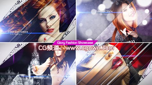 荣耀时装展演 Glory Fashion Showcase VideoHive AE模板