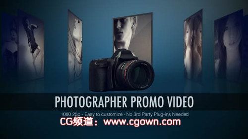 AE模板Videohive Photographer Promo Video攝影師作品宣傳視頻