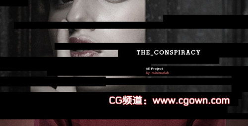 AE模板Videohive The Conspiracy欄目包裝條