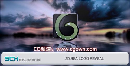 AE模板 videohive 3D Sea Logo Reveal 大海标志