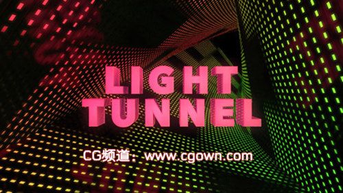 Cinema 4D – Light Tunnel 教程