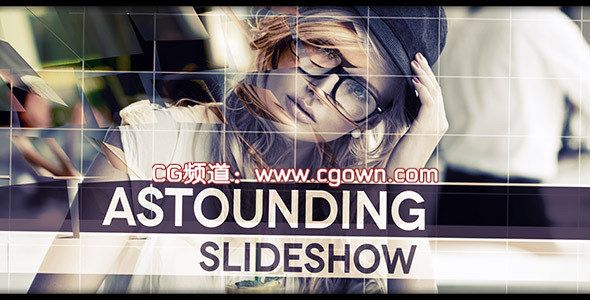 AE模板 videohive The Astounding Show 動感方塊相片包裝