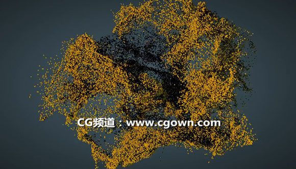 C4D –  X-Particles形状移位粒子高级教程