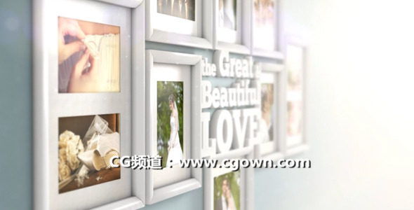 大愛無(wú)疆畫廊Videohive Great Love Gallery AE模板