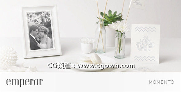 愛的時(shí)間 婚紗照相冊Videohive Momento AE模板