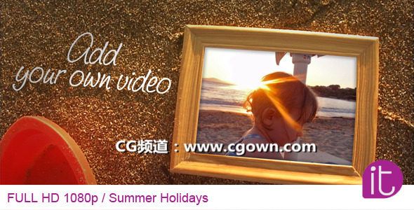 Videohive Summer Holidays AE模板夏日沙灘相冊視頻
