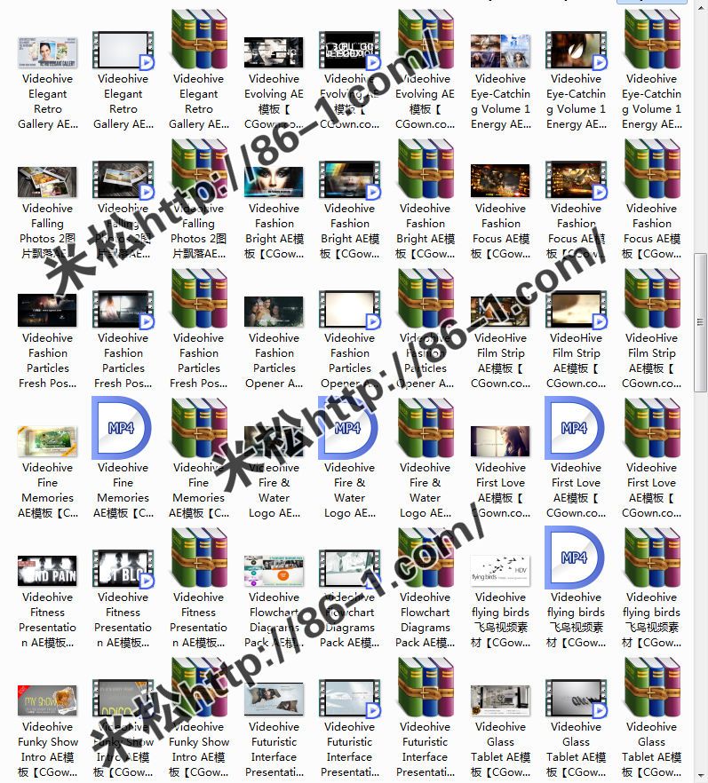 AE模板-十月份发112套Videohive工程大集合-米松独家整理-光盘发货