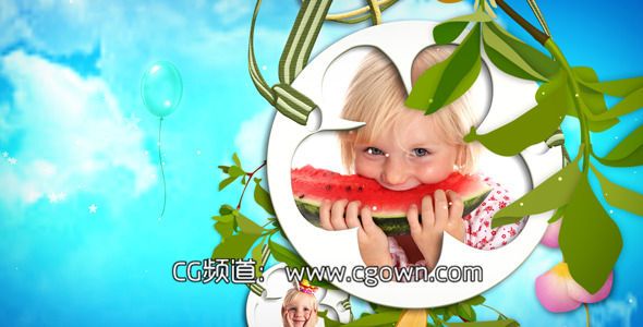 神奇的夢卡通相冊Videohive Magic Dream AE模板