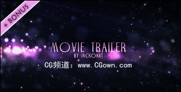 粒子电影预告片VideoHive Movie Trailer 04 AE模板