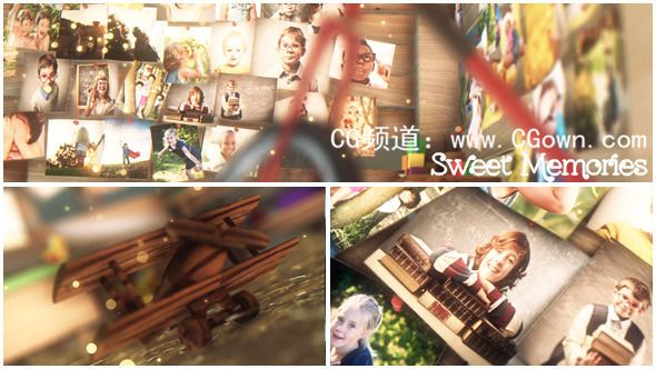 甜蜜的回憶相冊Videohive Sweet Memories AE模板