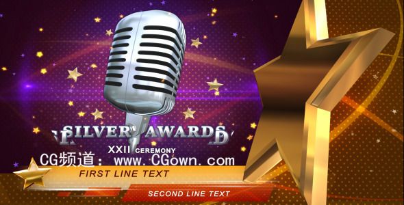 电视节目或颁奖晚会整体包装第一套Videohive TV show or Awards Show Package AE模板