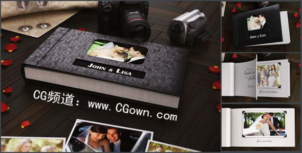 三維相冊Videohive The 3D Photo Album AE模板