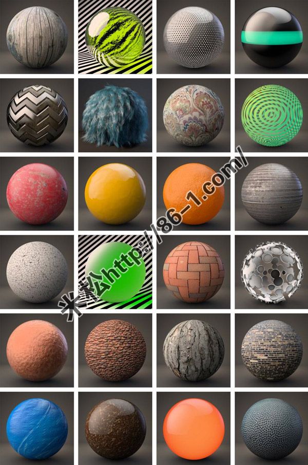 C4D纹理贴图预设包V3.0版 GreyScaleGorilla Texture Kit Pro 3.0 For Cinema 4D