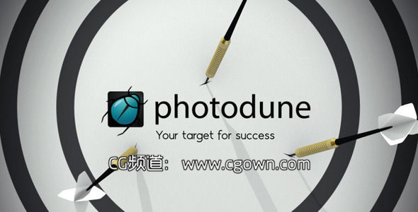 飞镖LOGO演绎Videohive Choose Target AE模板