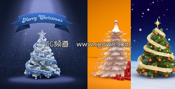 圣诞及新年贺卡设计Videohive Christmas & New Year Greeting Card Design AE模样