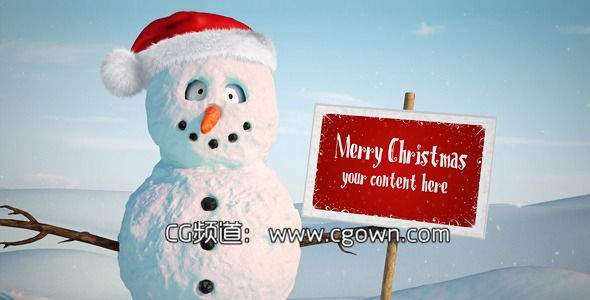 圣誕雪人Videohive Christmas Bobby 2 AE模板