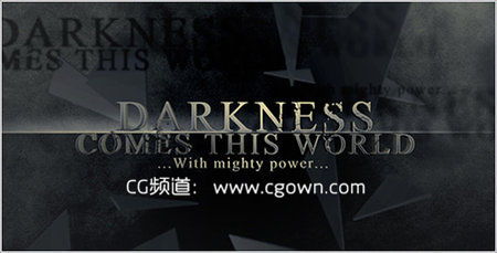 夜幕降临VideoHive Darkness Falls AE模板