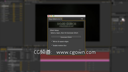 AE色差故障切換腳本Dojo Glitch v1.2 – Scripts for AE