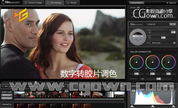 AVID数字转胶片插件 FilmConvert Pro AVX v1.0.2 for Avid Media Composer 7 or 8