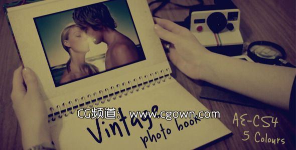 复古相册照片书Videohive Vintage photo book AE模板-CG资源网 复古相册照片书Videohive Vintage photo book AE模板