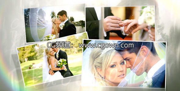 婚禮美好的瞬間Videohive Wedding Moment AE模板