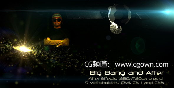 大爆炸特效Videohive Big Bang and After AE模板