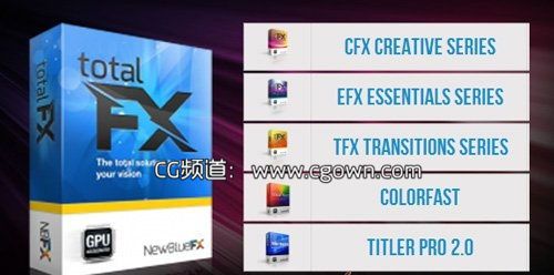 新蓝视频特效插件合集NewBlue Total FX 3.0 build 130722