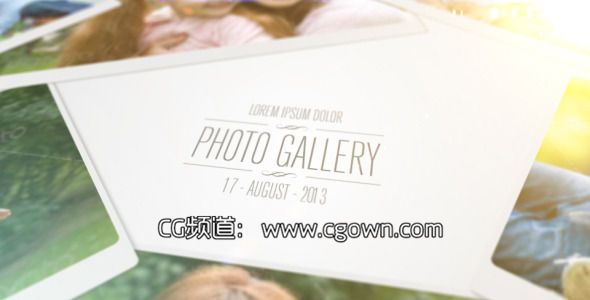 婚紗 瞬間 攝影相冊 Videohive Photo Gallery AE模板