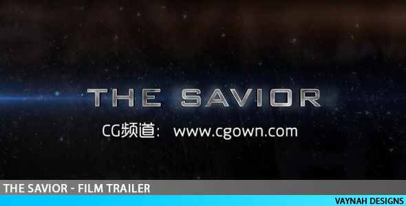 电影预告片VideoHive The Savior – Film trailer HD AE模板