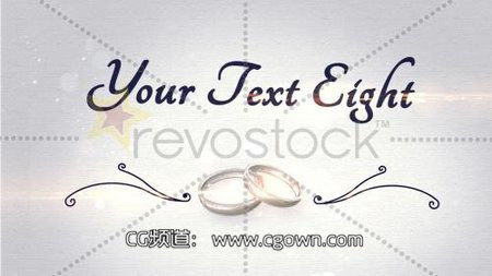 婚禮漩渦相冊Revostock Wedding Swirl AE模板