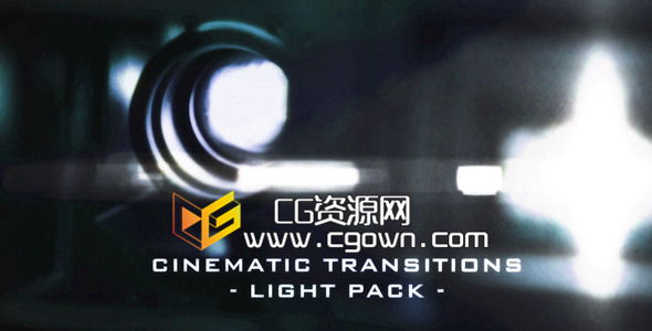 11种电影光效转场高清视频素材 VideoHive Cinematic Light Transitions 11 Pack