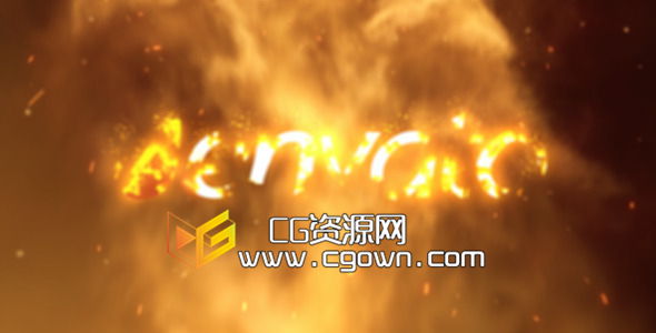 火爆標(biāo)志演繹片頭 Videohive Fire Logo Reveal 02 AE模板