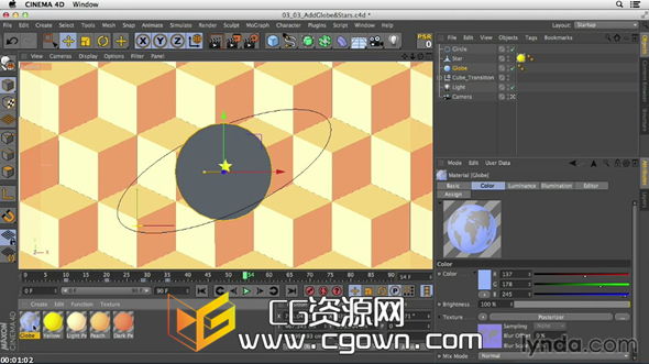 2D&3D元素合成教程Mixing 2D and 3D with After Effects and CINEMA 4D