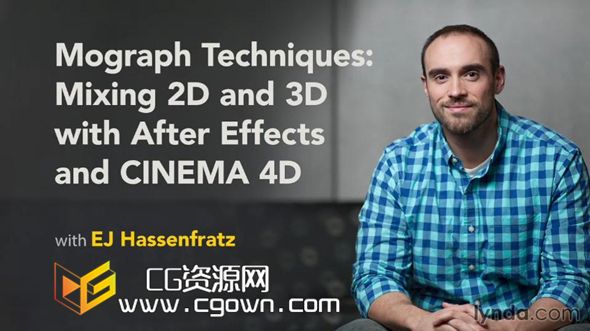 2D&3D元素合成教程Mixing 2D and 3D with After Effects and CINEMA 4D