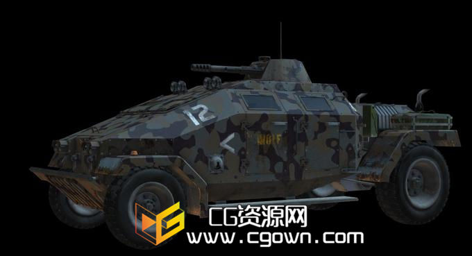 Element 3D – Plated Wolf 鍍狼作戰(zhàn)車E3D模型