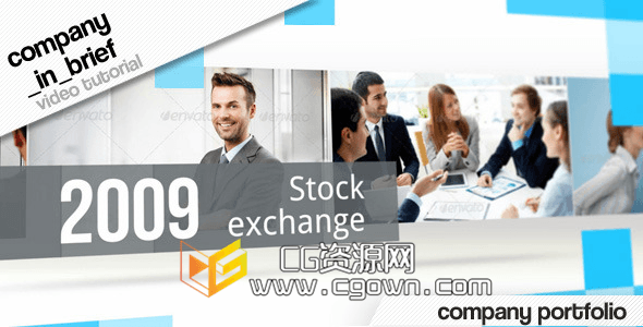 公司简介宣传包装 Videohive Company in Brief AE模板